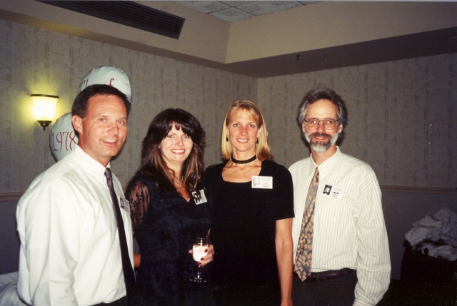 Jim Cornwell, Dianna (Blizzard) Conlin, Joan Lovegren, and Mark Harris